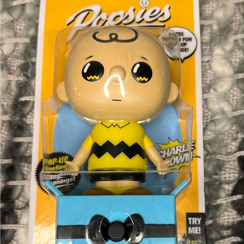 Funko Popsies Charlie Brown Collectible World is filled with Mondays” NEW 16.